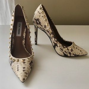 Steve Madden Snake Print Heels Size 7